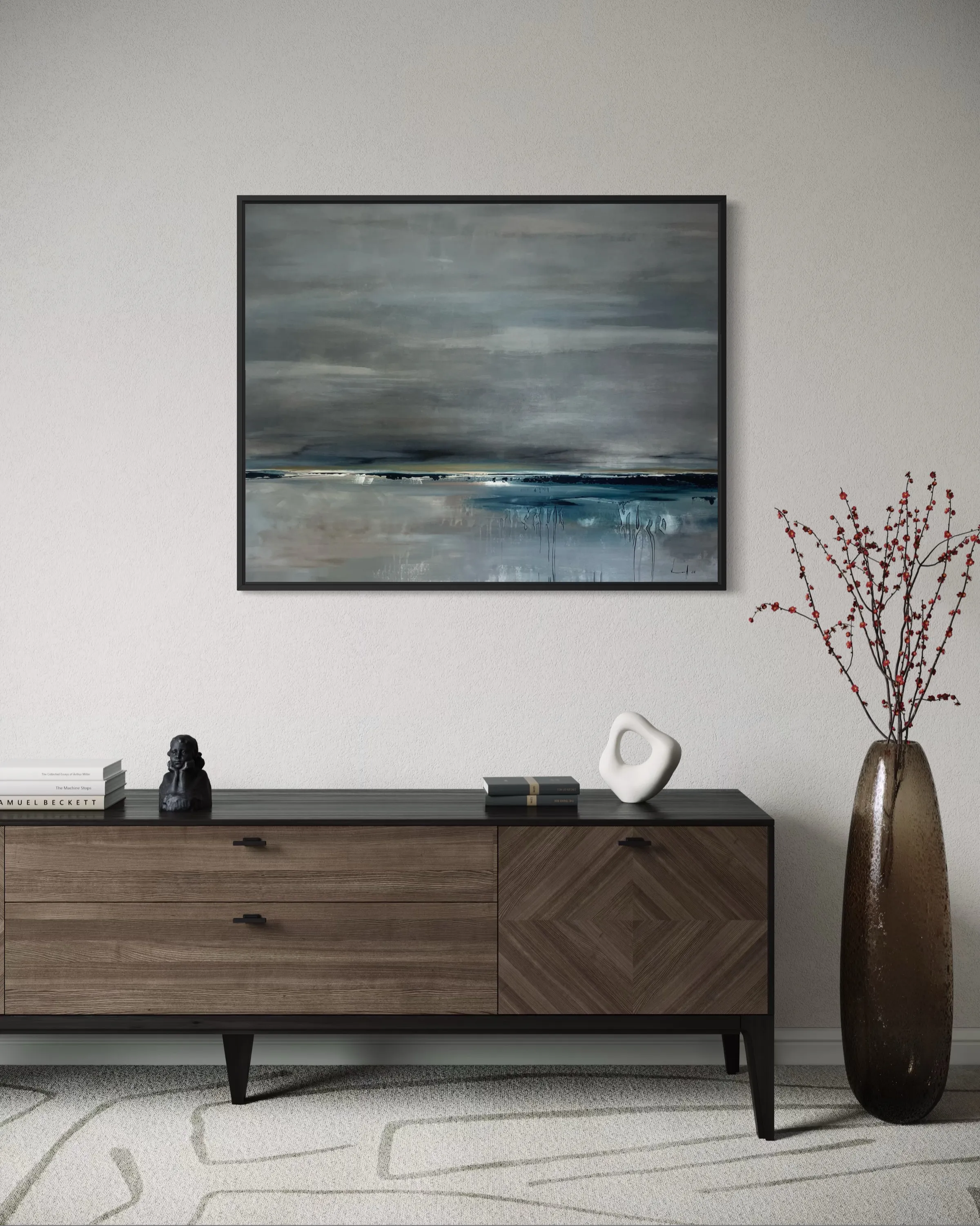 Image of Where it is quiet N.7 by Aliona Koroliova, size: 80x100, made of mixed media on canvas, Painting medium, from Kyiv, part of the Where it is quiet  series, priced at €900 (≈ 46,377 грн) Photo 5 of 6.