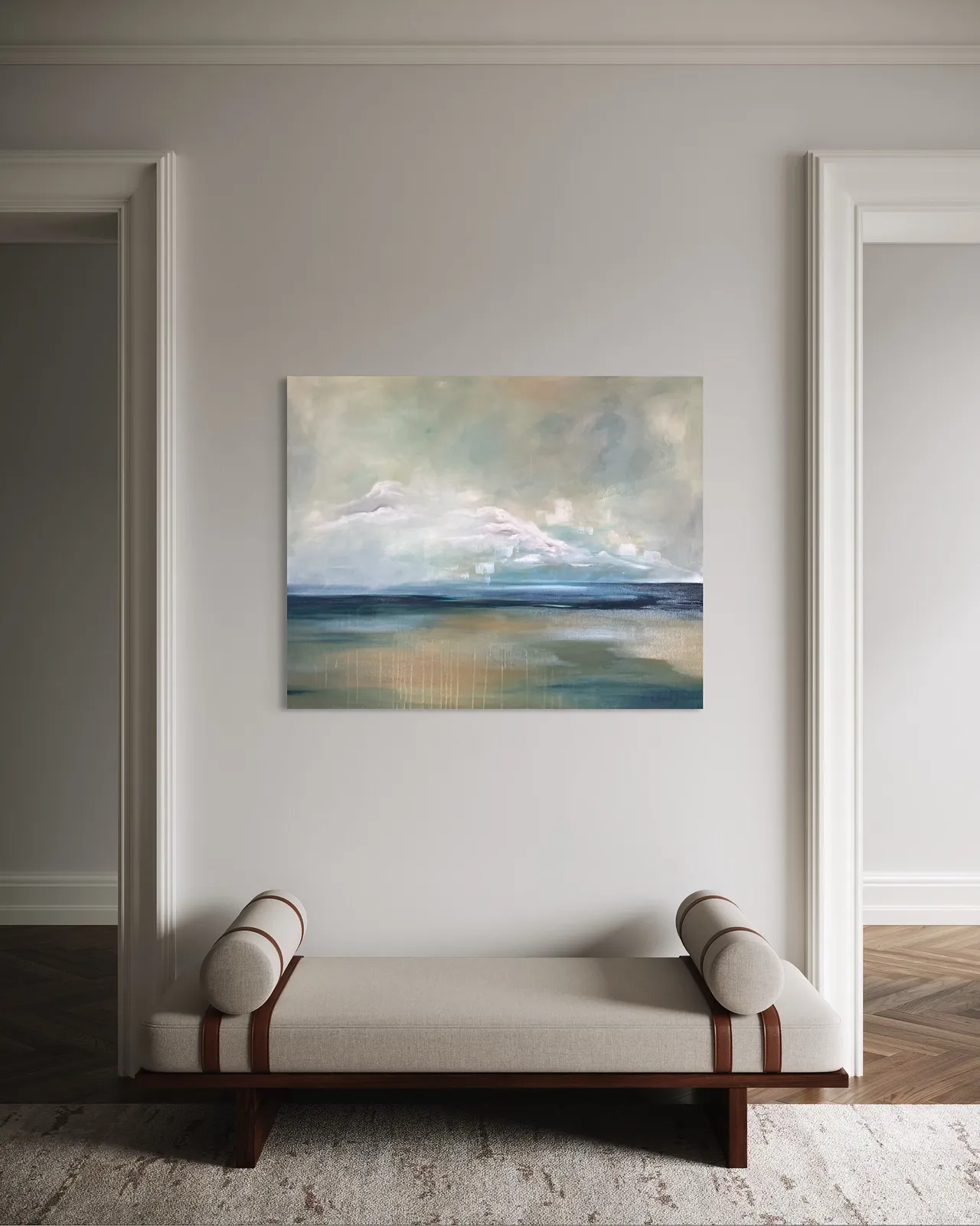 Image of Where it is quiet No.6 by Aliona Koroliova, size: 80x100, made of canvas/acrylic/oil, ARTWORKS  medium, from Kyiv, part of the Where it is quiet  series, priced at €900 (≈ 46,863 грн) Photo 2 of 6.