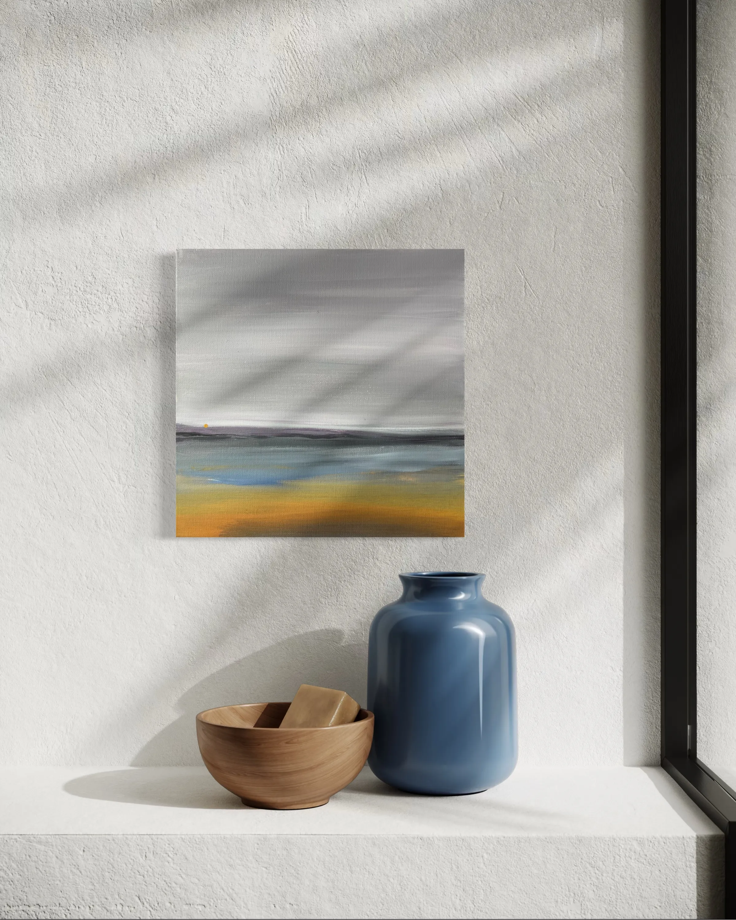 Image of Fragment 1 by Aliona Koroliova, size: 25x25, made of canvas/acrylic , Painting medium, from Kyiv, part of the Where it is quiet  series, priced at €250 (≈ 12,883 грн) Photo 2 of 5.