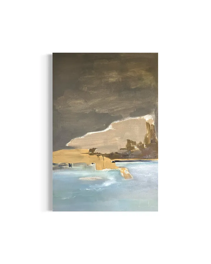 Image of Glimmer by Aliona Koroliova, size: 60x40, made of canvas/acrylic/oil, ARTWORKS  medium, from Kyiv, part of the Where it is quiet  series, priced at €400 (≈ 20,828 грн)