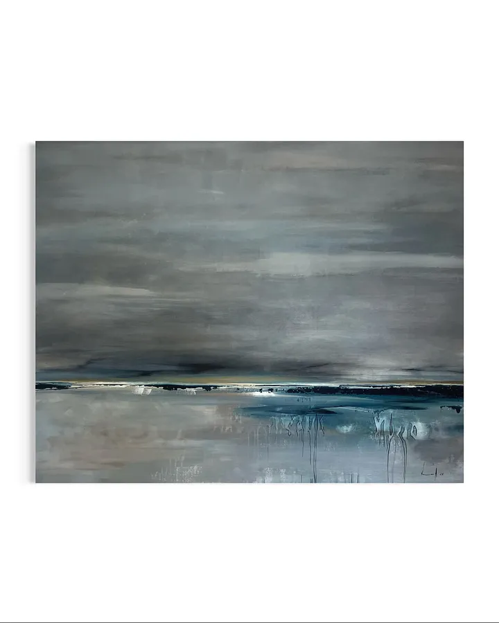 Image of Where it is quiet N.7 by Aliona Koroliova, size: 80x100, made of mixed media on canvas, ARTWORKS  medium, from Kyiv, part of the Where it is quiet  series, priced at €900 (≈ 46,863 грн)