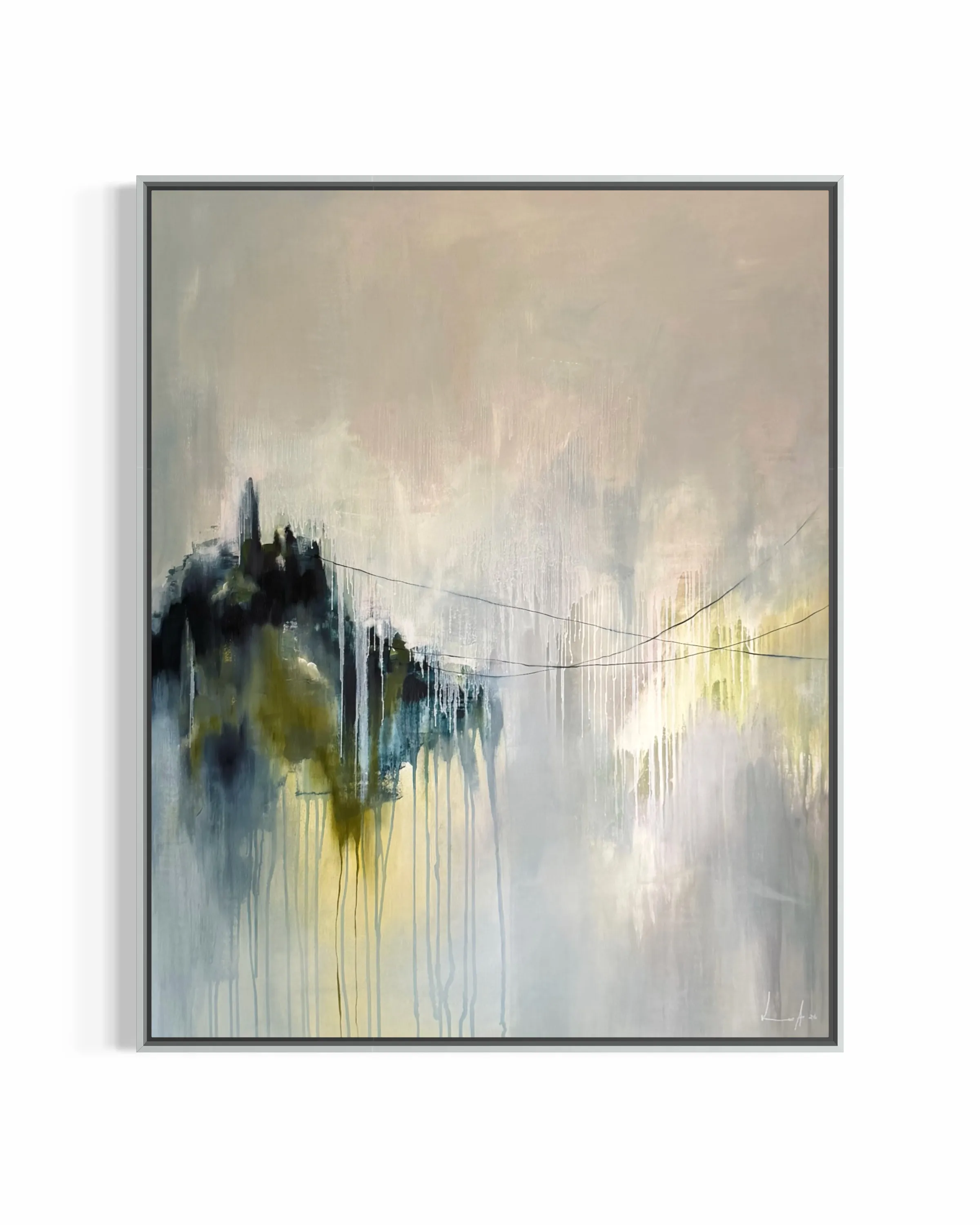 Image of Subtle balance by Aliona Koroliova, size: 100/80, made of mixed media on canvas, ARTWORKS  medium, from Kyiv, part of the Where it is quiet  series, priced at €1100 (≈ 57,277 грн) Photo 1 of 7.