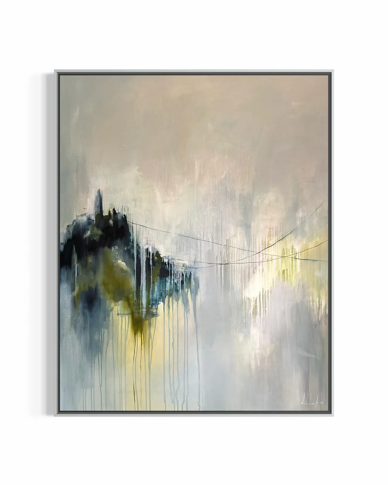 Image of Subtle balance by Aliona Koroliova, size: 100/80, made of mixed media on canvas, ARTWORKS  medium, from Kyiv, part of the Where it is quiet  series, priced at €1100 (≈ 57,277 грн) Photo 1 of 7.