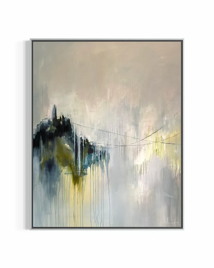 Image of Subtle balance by Aliona Koroliova, size: 100/80, made of mixed media on canvas, ARTWORKS  medium, from Kyiv, part of the Where it is quiet  series, priced at €1100 (≈ 57,277 грн)