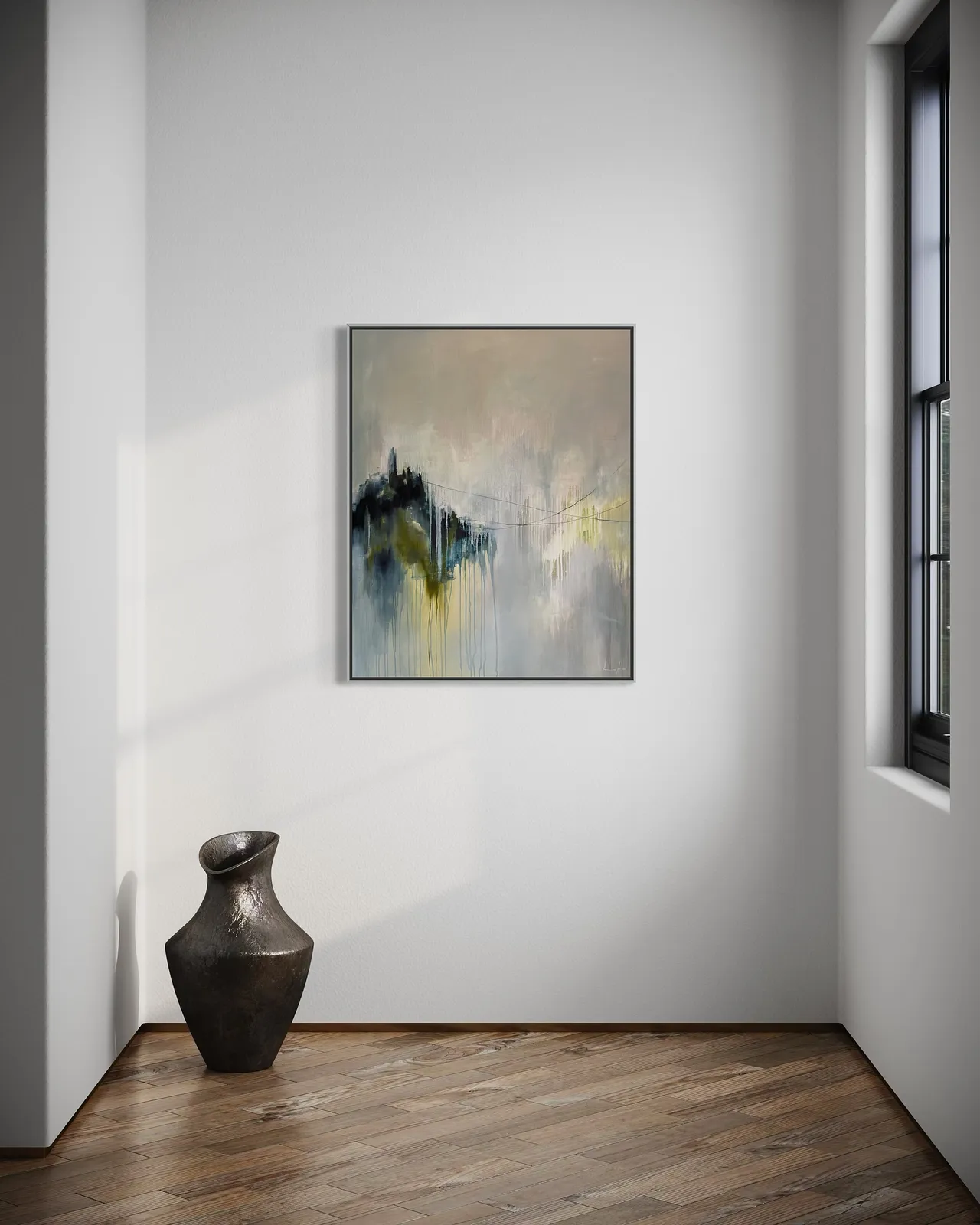 Image of Subtle balance by Aliona Koroliova, size: 100/80, made of mixed media on canvas, ARTWORKS  medium, from Kyiv, part of the Where it is quiet  series, priced at €1100 (≈ 57,277 грн) Photo 3 of 7.