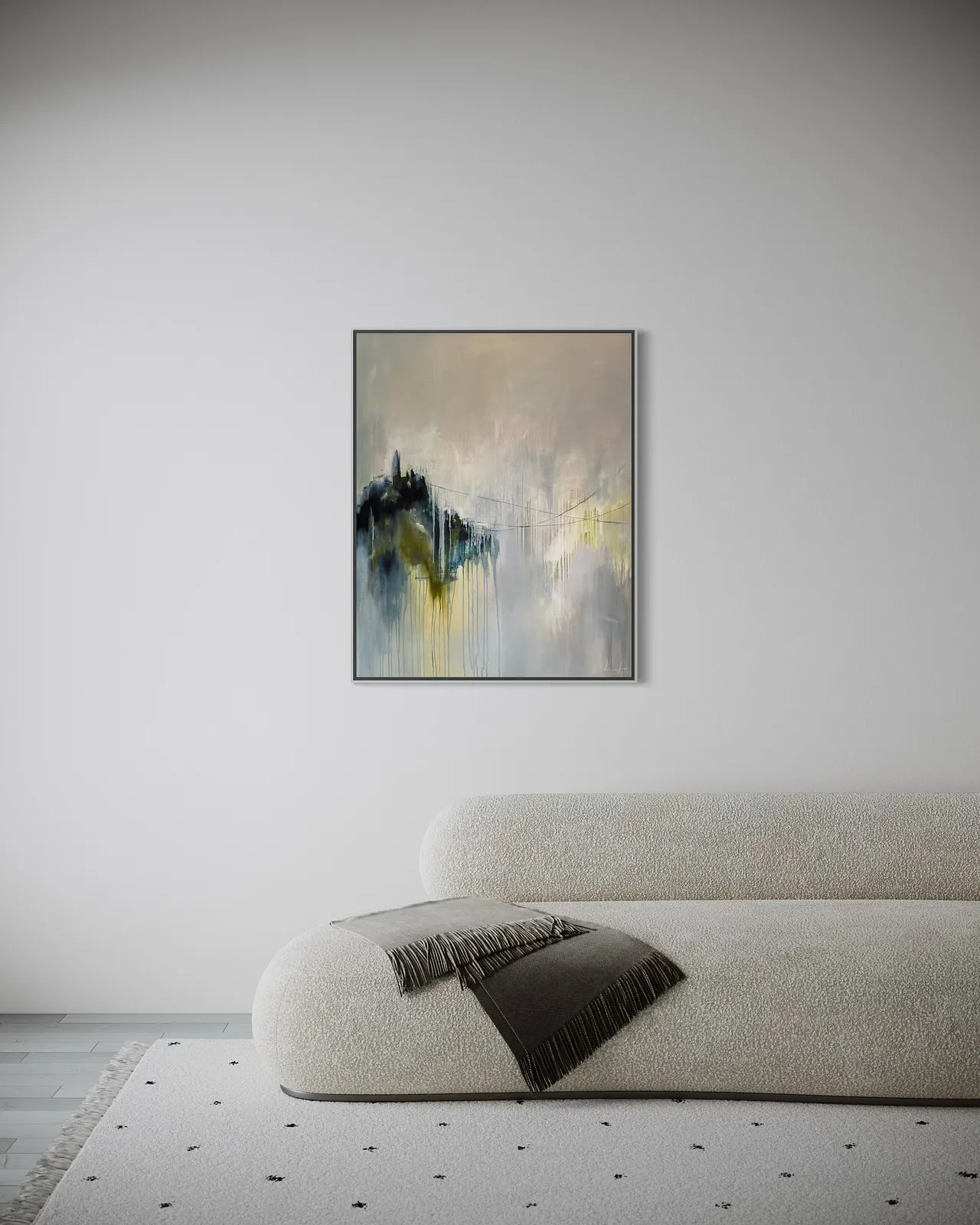 Image of Subtle balance by Aliona Koroliova, size: 100/80, made of mixed media on canvas, ARTWORKS  medium, from Kyiv, part of the Where it is quiet  series, priced at €1100 (≈ 57,277 грн) Photo 4 of 7.