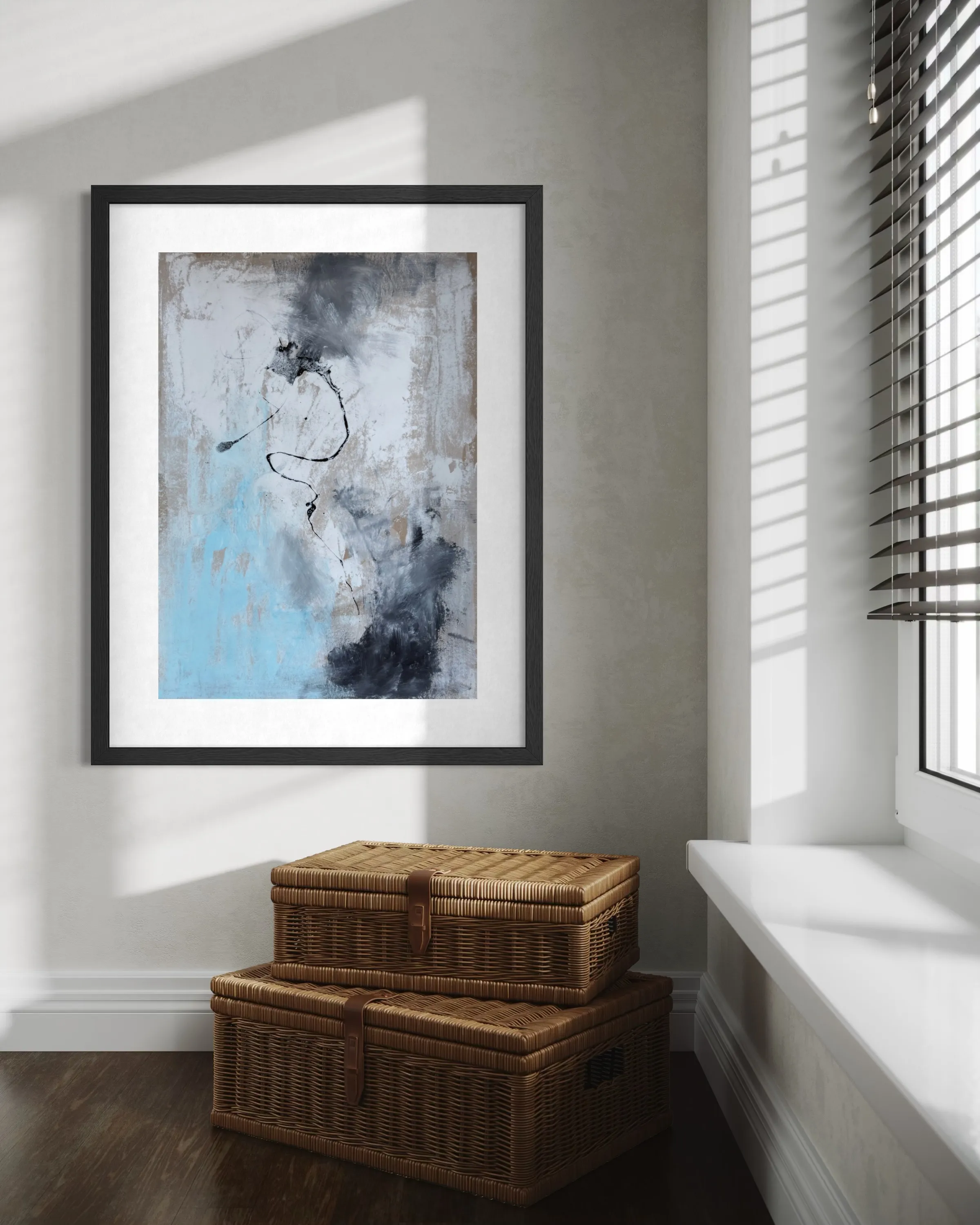 Image of Untitled #4 by Aliona Koroliova, size: 70x50, made of mixed media on paper, Painting medium, from Kyiv, part of the Inside and outside  series, priced at €500 (≈ 25,996 грн) Photo 2 of 3.