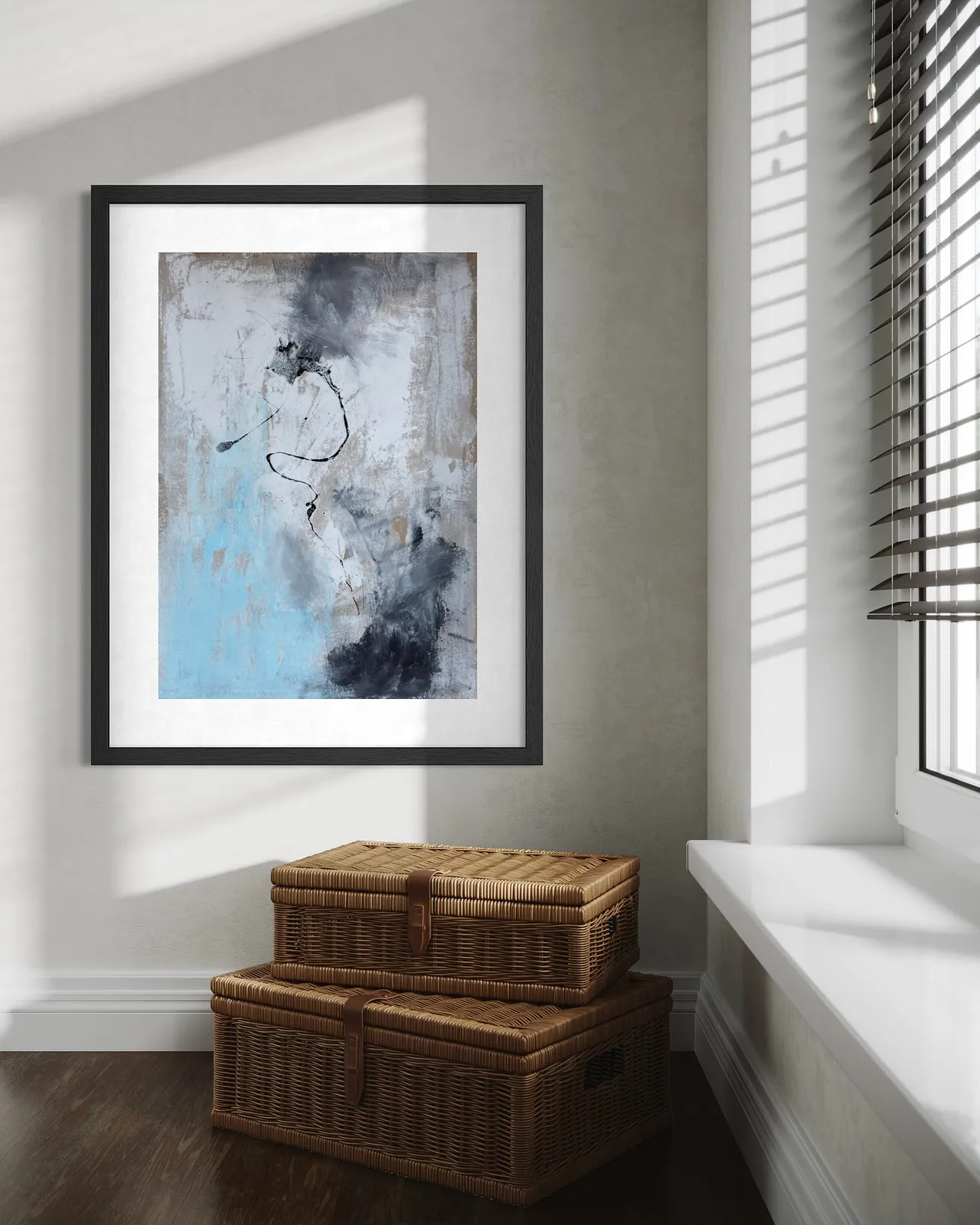 Image of Untitled #4 by Aliona Koroliova, size: 70x50, made of mixed media on paper, Painting medium, from Kyiv, part of the Inside and outside  series, priced at €500 (≈ 25,996 грн) Photo 2 of 3.