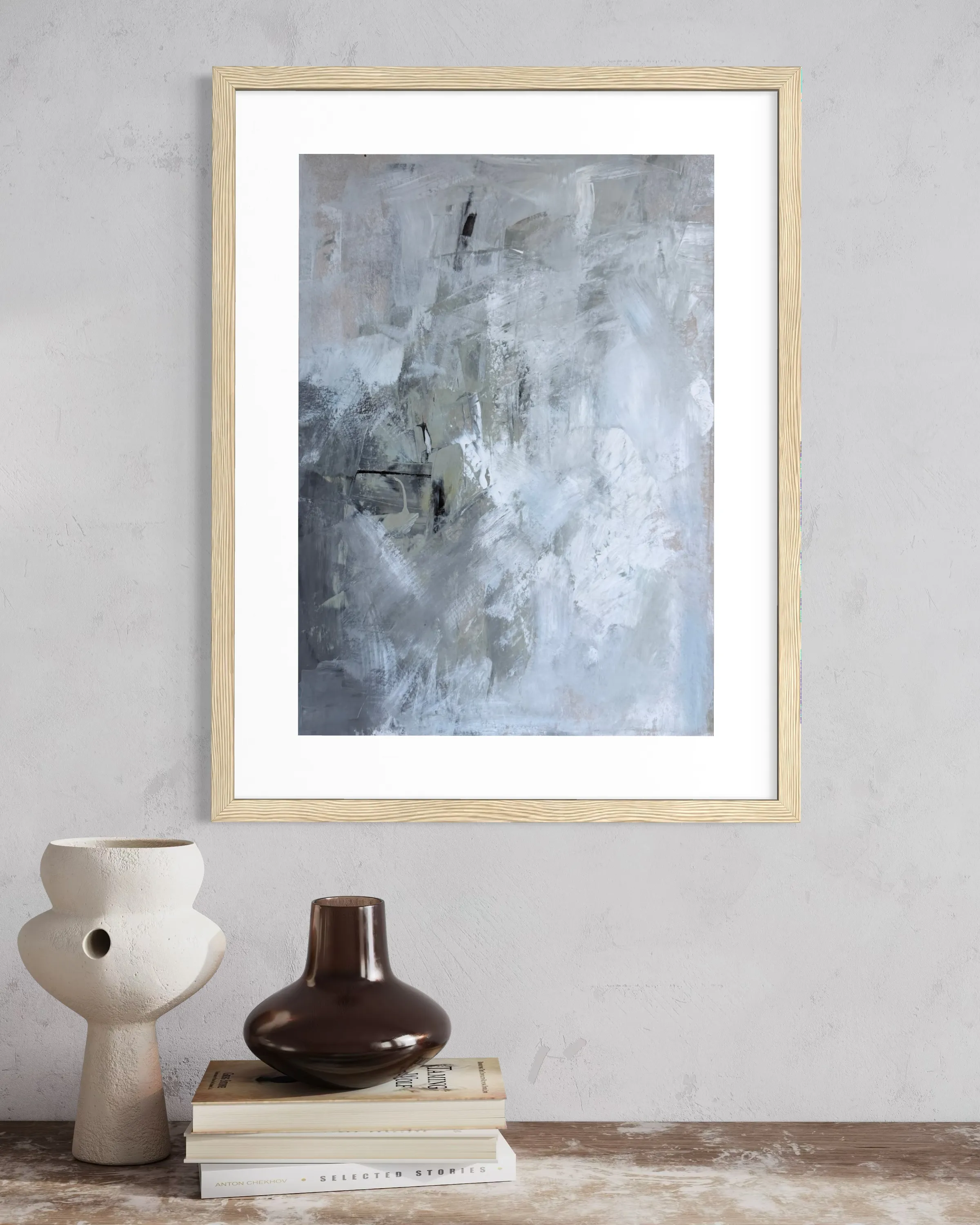 Image of Untitled #5 by Aliona Koroliova, size: 70x50, made of mixed media on paper, Painting medium, from Kyiv, part of the Inside and outside  series, priced at €500 (≈ 25,996 грн) Photo 2 of 3.