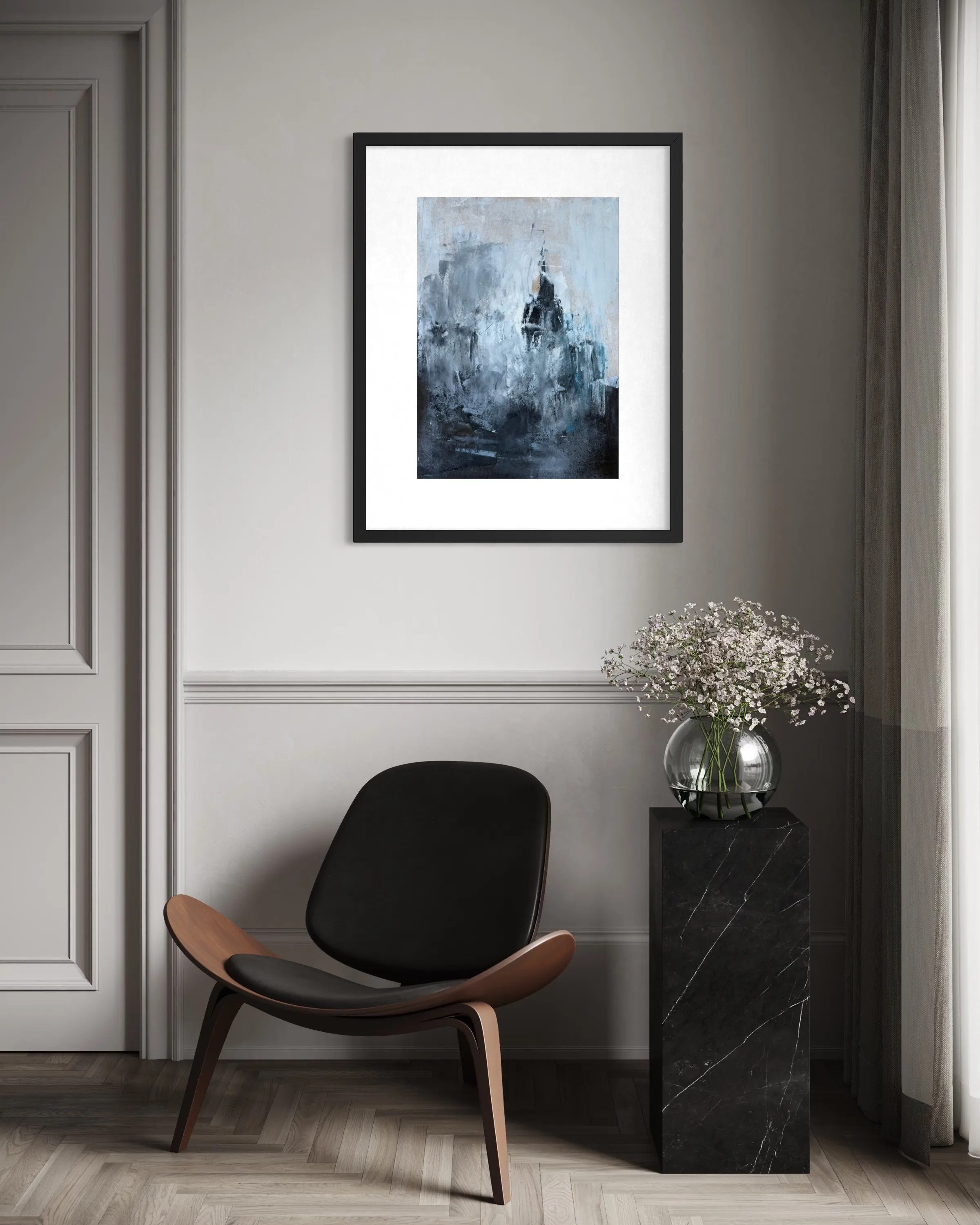 Image of Untitled #6 by Aliona Koroliova, size: 70x50, made of mixed media on paper, Painting medium, from Kyiv, part of the Inside and outside  series, priced at €500 (≈ 25,996 грн) Photo 4 of 5.