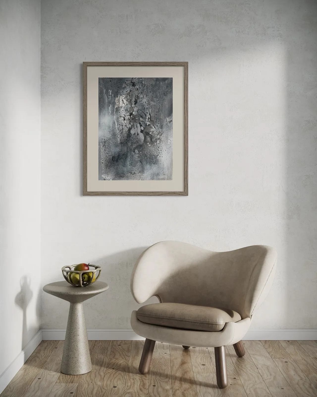 Image of Untitled #14 by Aliona Koroliova, size: 69x50, made of mixed media on paper, Painting medium, part of the Inside and outside  series, priced at €500 (≈ 25,634 грн) Photo 6 of 9.