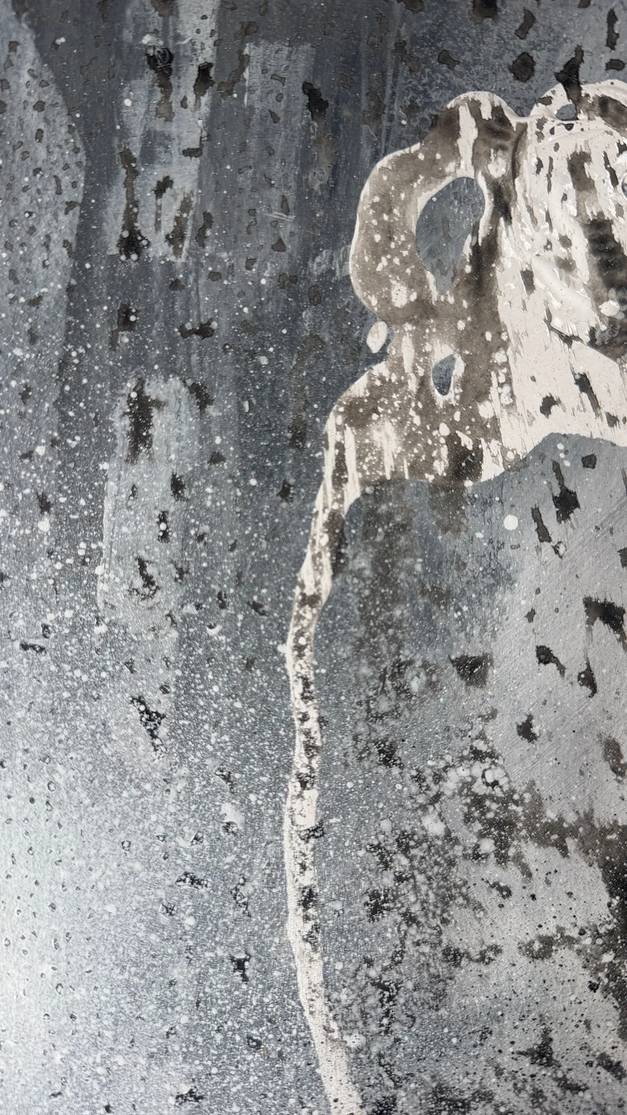 Image of Untitled #14 by Aliona Koroliova, size: 69x50, made of mixed media on paper, Painting medium, part of the Inside and outside  series, priced at €500 (≈ 25,634 грн) Photo 7 of 9.