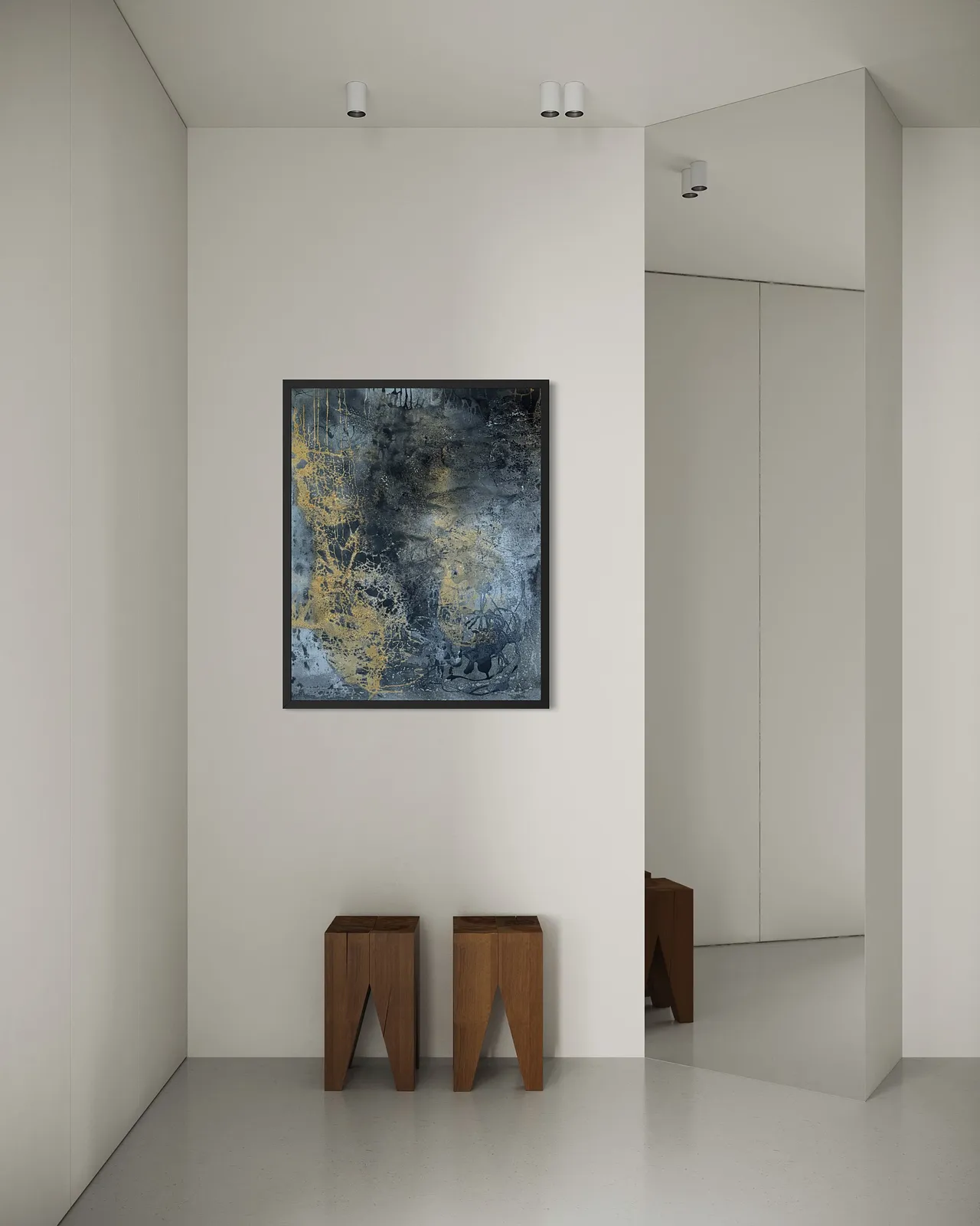 Image of Untitled #15 by Aliona Koroliova, size: 100x80, made of mixed media on paper, Painting medium, from Kyiv, part of the Inside and outside  series, priced at €800 (≈ 41,015 грн) Photo 2 of 6.