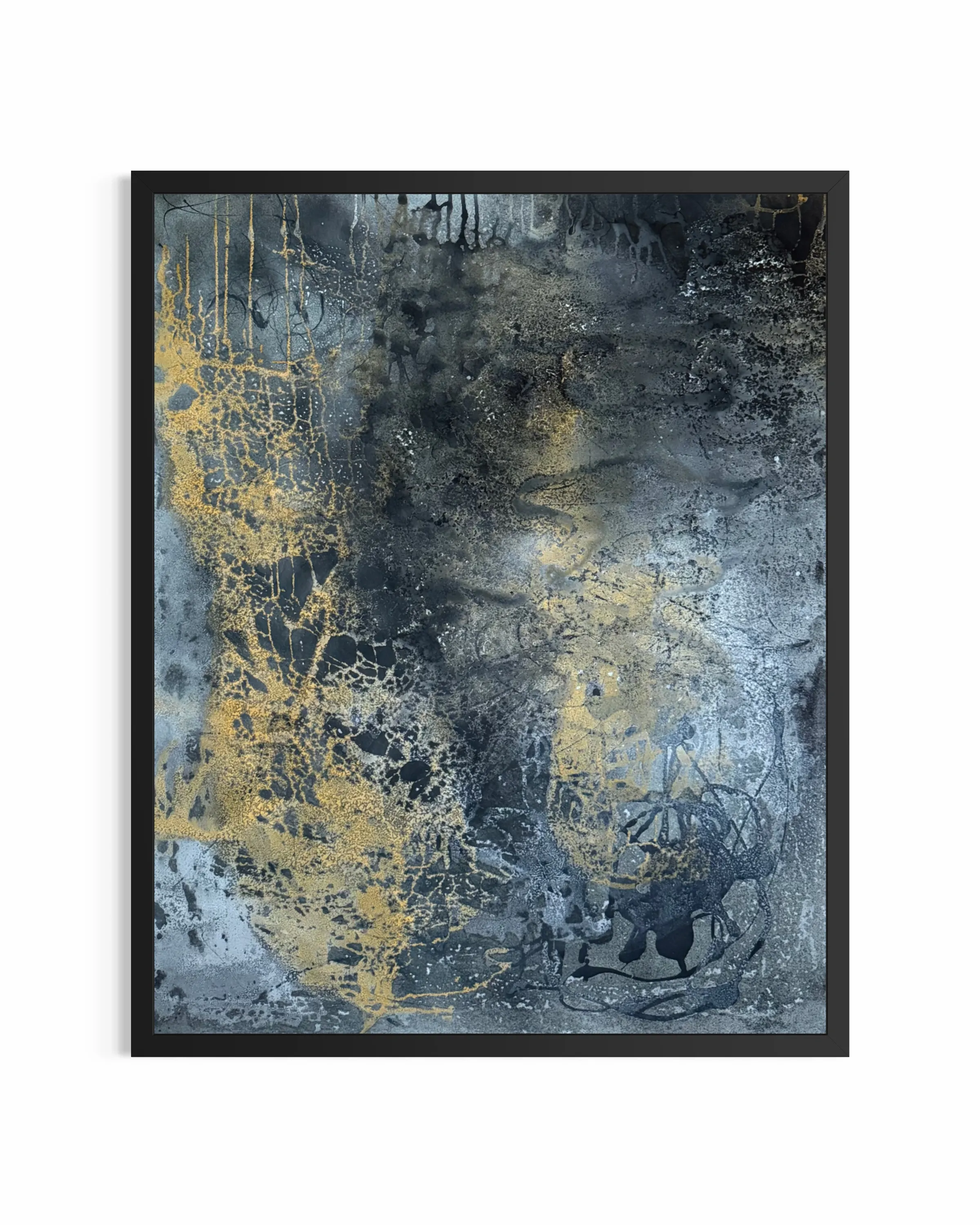 Image of Untitled #15 by Aliona Koroliova, size: 100x80, made of mixed media on paper, Painting medium, from Kyiv, part of the Inside and outside  series, priced at €800 (≈ 41,015 грн) Photo 5 of 6.