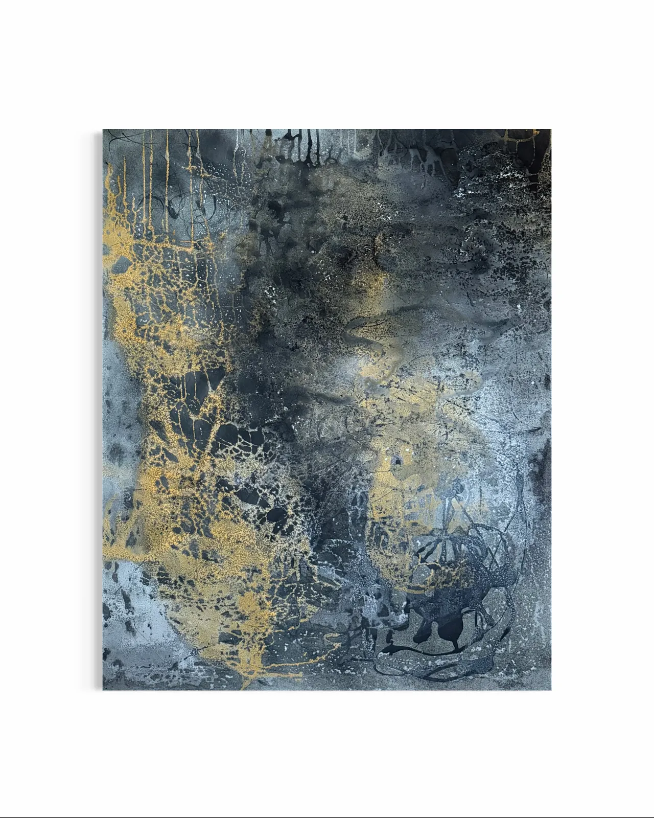 Image of Untitled #15 by Aliona Koroliova, size: 100x80, made of mixed media on paper, Painting medium, from Kyiv, part of the Inside and outside  series, priced at €800 (≈ 41,015 грн) Photo 1 of 6.