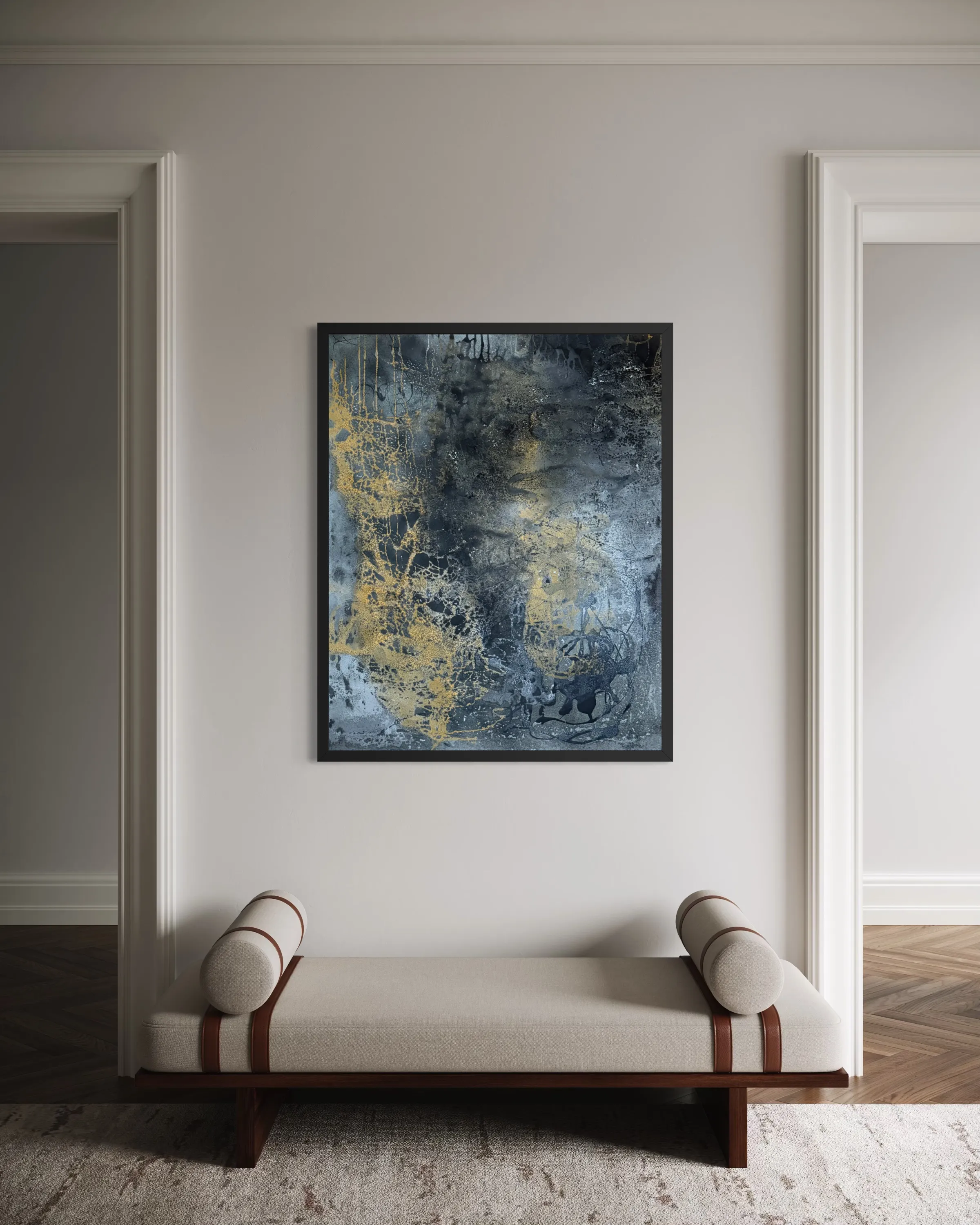 Image of Untitled #15 by Aliona Koroliova, size: 100x80, made of mixed media on paper, Painting medium, from Kyiv, part of the Inside and outside  series, priced at €800 (≈ 41,015 грн) Photo 4 of 6.