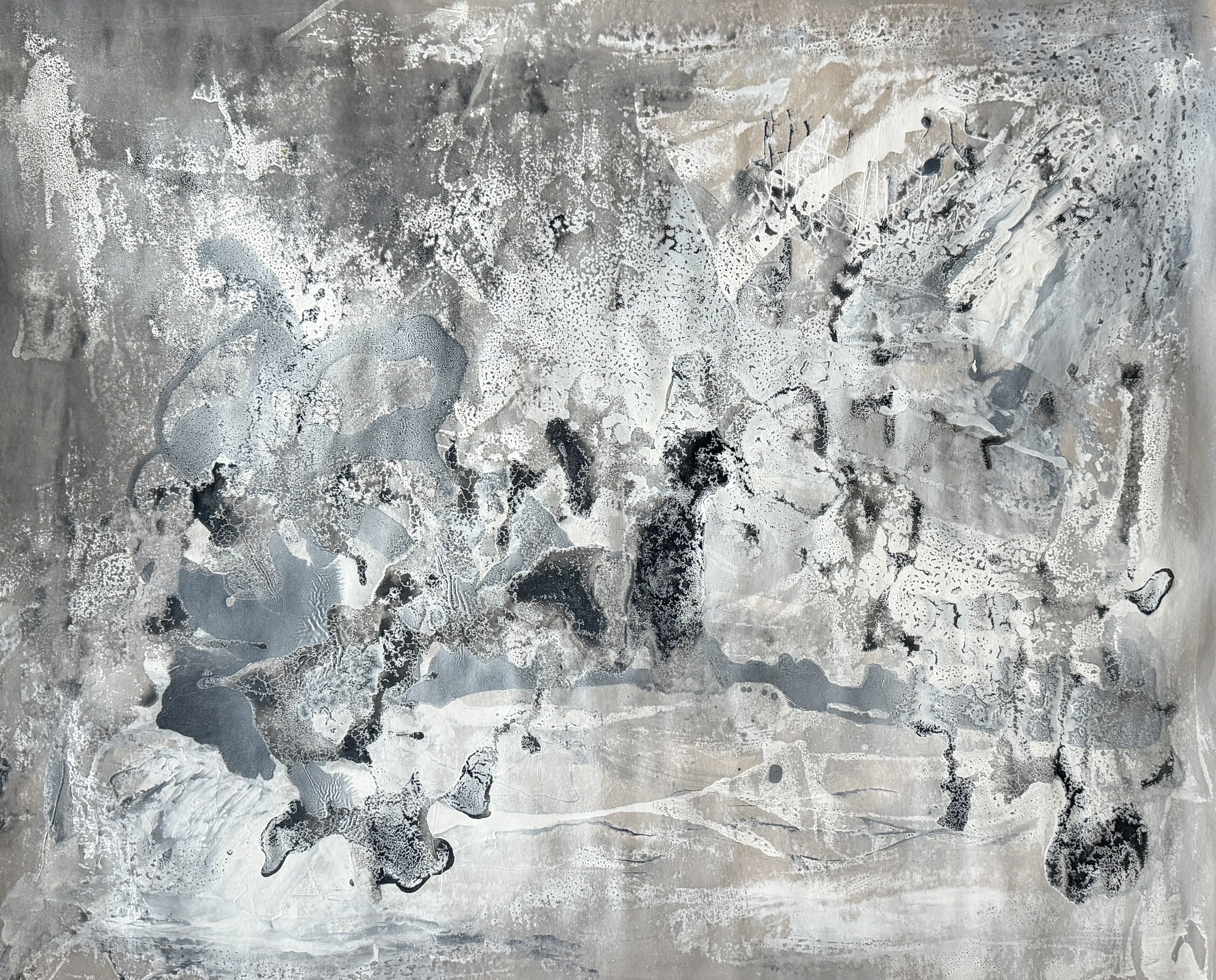 Image of Untitled #16 by Aliona Koroliova, size: 80x100, made of mixed media on paper, Painting medium, from Kyiv, part of the Inside and outside  series, priced at €800 (≈ 41,015 грн) Photo 2 of 7.