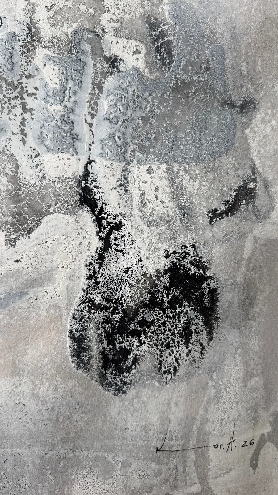 Image of Untitled #16 by Aliona Koroliova, size: 80x100, made of mixed media on paper, Painting medium, from Kyiv, part of the Inside and outside  series, priced at €800 (≈ 41,015 грн) Photo 5 of 7.